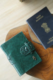 THE PASSPORT HOLDER ( GREEN WEAVE)