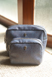 THE TRAVEL POUCH WEAVED (BLUE)
