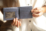 THE WEAVED BLUE UNISEX WALLET