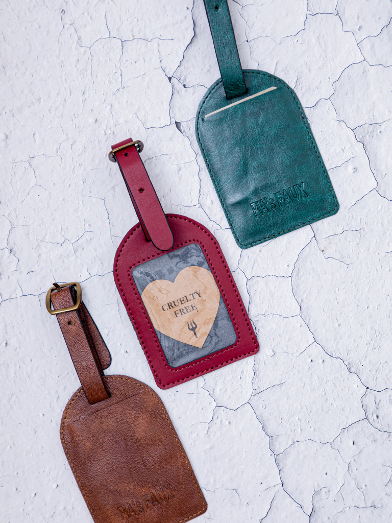 Faux Leather Tags