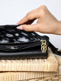 The multi zip black bag ( with a secret zip )